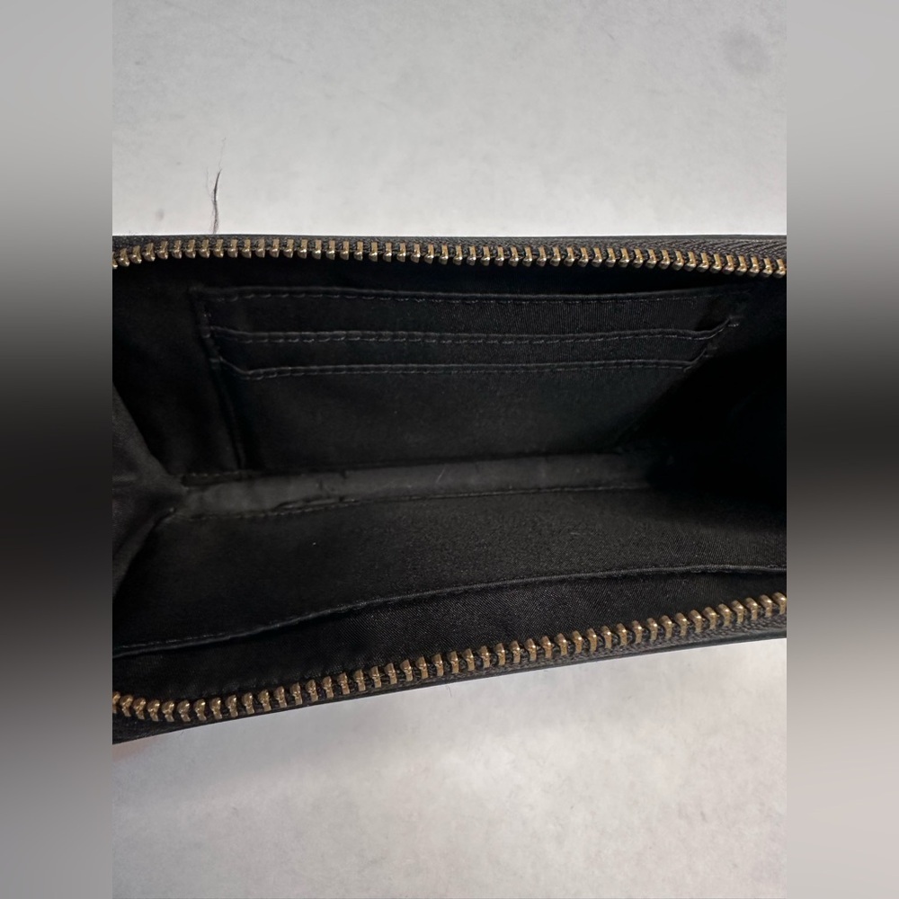 Coach Black and Tan Signature Wristlet - Picture 5 of 6